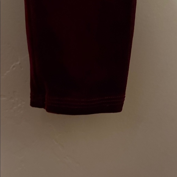 SPANX Burgundy Velvet Leggings XSmall - Picture 5 of 8